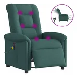 vidaXL Massagesessel Elektrisch 91,5 x 96 x 91,5 cm Dunkelgrün mit Fernbedienung