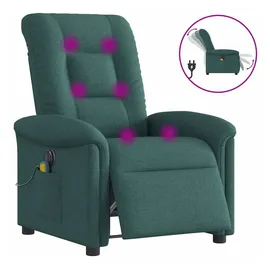 vidaXL Massagesessel Elektrisch 91,5 x 96 x 91,5 cm Dunkelgrün mit Fernbedienung