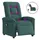 vidaXL Massagesessel Elektrisch 91,5 x 96 x 91,5 cm Dunkelgrün mit Fernbedienung