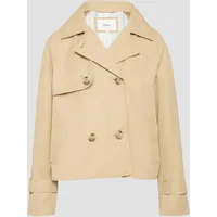 S.Oliver - Cabanjacke mit Raglanärmeln und Streifenfutter, Beige, 48
