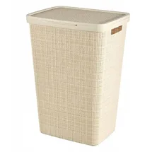 Curver Wäschekorb Jute 58l cremefarben