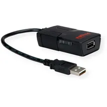 Roline USB auf USB 2 m Schwarz