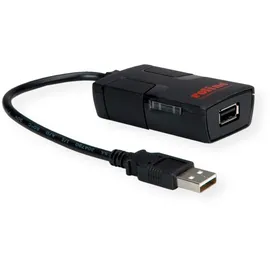 Roline USB auf USB 2 m Schwarz