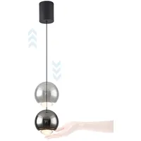 YOXANG Kreativ Höhenverstellbar Dimmbar Touch Schalter Pendelleuchte Schlafzimmer Höhenverstellbar Mini Verstellbar Hängeleuchten Esszimmer Aluminium Art déco Flur Kronleuchter LED Warmweißes Licht