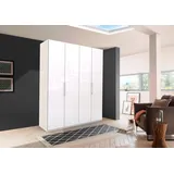 Wiemann Falttürenschrank »Loft«, Glasfront weiß weiß, , 77798313-0 B/H/T: 200 cm x 236 cm x 58 cm