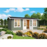 Lasita Maja Gartenhaus Pembrokeshire 53 5,40 x 3,46 m Grau