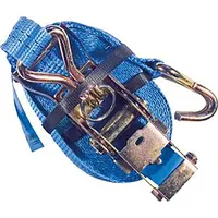 Pösamo Zurrgurt Ratsche u.Hacken 5,0x1000cm blau