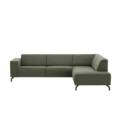 Ecksofa  Brenda ¦ grün ¦ Maße (cm): B: 275 H: 77 T: 210.0