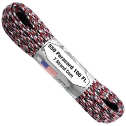 ARM 550 PARACORD 100' Red Camo C05-RED CAMO