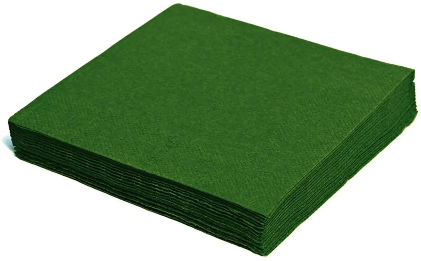 Servietten 24 x 24 cm 1/4 -Falz, 2-lagig dunkelgrün, 250 Stk.
