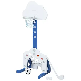 Costway Basketballkorb 3 in 1 Weiß