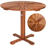 CASARIA Sunrise Gartentisch Ø 70,5 x 71,5 cm braun