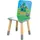 Phoenix Kindersitzgruppe Minecraft 60 x 49 x 50 cm MDF Massivholz grau/grün