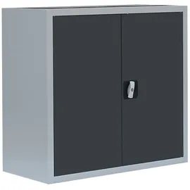 Lüllmann Flügeltürenschrank Aktenschrank 75 x 80 x 38 cm anthrazit
