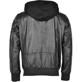 Top Gun Lederjacke schwarz XL