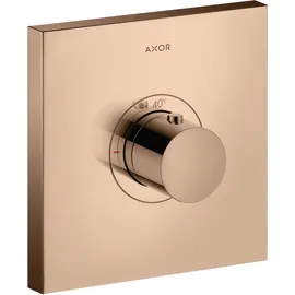 Hansgrohe AXOR Starck ShowerSelect Duschthermostat eckig für 1 Verbraucher Polished Red Gold 36718300