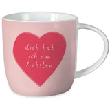 Grafik-Werkstatt Kaffeetasse 0,3 l Rosa