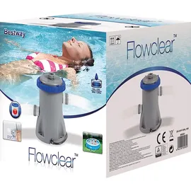 BESTWAY Flowclear Filterpumpe 1.249 l/h inkl. Filterkartusche