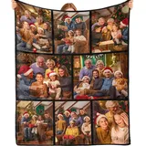 Bemaystar Personalisierte Decke personalisierte Geschenke - Decke mit Foto Fotodecke mit Eigenem Foto Geschenke für Mama, Papa, Baby, Familie, Muttertag, Vatertag, Geburtstag,Weihnachten 8 Foto