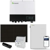 Growatt 7kWp Glas Glas Module 450 W inkl. 10,2 kWh Speicher