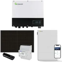 Growatt 7kWp Glas Glas Module 450 W inkl. 10,2 kWh Speicher
