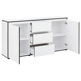 Hela Ariana 160 x 85 x 38 cm Schwarz/Weiß