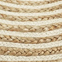 vidaXL Handgefertigter Sitzpuff 45 x 30 cm Jute