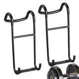 Hantel Spotter Haken Hantel-Spotter-Haken Für Langhantel | 2X Hochleistungs Hantelständer Aufsätze Hantel Spotter Aufhänger Mit Einer Kapazität Von 225 Pfund 26,5 X 11,5 Cm