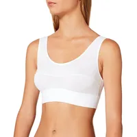 CALIDA Elastic Bustier Damen, mit breitem Softbund, natürlich atmungsaktive
