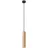 ETC Shop Pendelleuchte 1-flg. 8 cm Zylinder schwarz Holz
