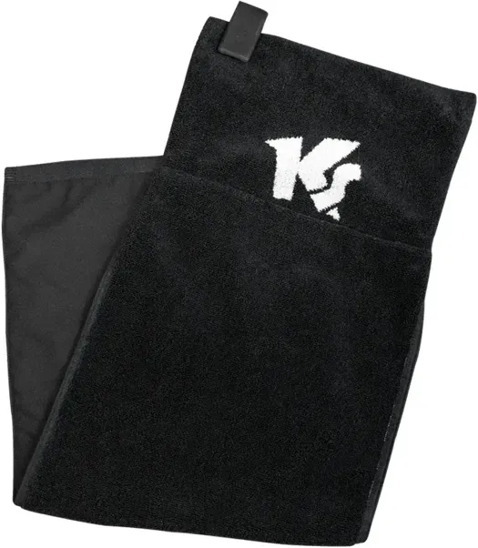 KEEPERsport 30cm x 80+15cm Handtuch Schwarz F0118