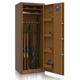 Veteris 16 Walnuss - Holz-Waffenschrank (EN1143-1) - (150 x 55 x 45cm)