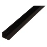 GAH Alberts Winkelprofil Kunststoff schwarz 100 cm x 3 cm x 2 cm