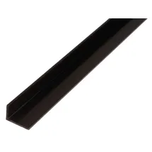 GAH Alberts Winkelprofil Kunststoff schwarz 100 cm x 3 cm x 2 cm