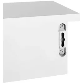 Songmics Wandregal 15 x 80 x 10 cm Weiß