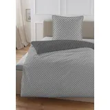 Hechter Paris Geometrie Grau/Silberfarben 155 x 220 cm + 2 x 80 x 80 cm