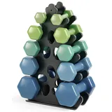 Hantelständer 5-Unten Hantelablage Metall Hantel ständer Kurzhantelständer Dumbbell rack