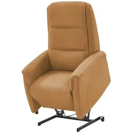 Hukla Fernsehsessel Dean Mikrofaser 70 x 105 x 88 cm Gelb elektrisch