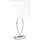 Relaxdays Tischlampe Silber