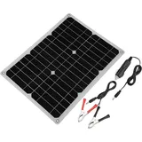 Zerone 5 V Solarladegerät, 15 W, 5 V, 1 A, Solarmodul, USB 2.0 Ausgang, Mobilgeräte mit Kfz-Ladekabel