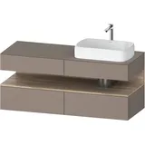 Duravit Waschtischunterschrank wandhängend „Qatego“ 140 × 60 × 55 cm