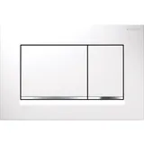 Geberit Sigma30 Betätigungsplatte für 2-Mengen-Spülung weiß/hochglanz-verchromt 115.883.KJ.1