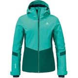 Schöffel Ski Jacket Kanzelwand L, komfortable Skijacke mit 4-Wege-Stretch, wasserdichte und atmungsaktive Outdoorjacke mit Skiticket-Tasche, spectra green, 44