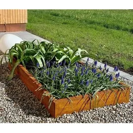 Palatino Cortenstahl-Pflanzrahmen Carlotta, ca. B120/H25/T40 cm,