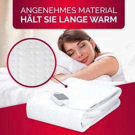 Alpina Heizdecke Wärmedecke 80 x 150 cm Weiß
