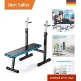 WINNOW Verstellbare Hantelbank mit Dip-Station – Multifunktionsgerät für Heim...