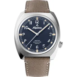 Alpina Startimer Collection Startimer Pilot Heritage Manufacture Limited Edition" AL-709AN4SH6" - blau,braun - 40.75mm