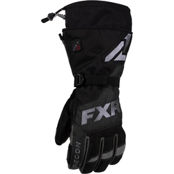 FXR Heated Recon Winterhandschuhe, schwarz, Größe L für Männer