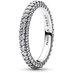 Pandora 192627C01 Damen-Ring Zeitloses Pavé Silber, 52/16,6
