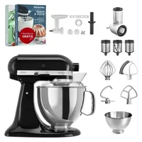 KitchenAid Artisan 5KSM175PS Onyx Schwarz Allrounderset